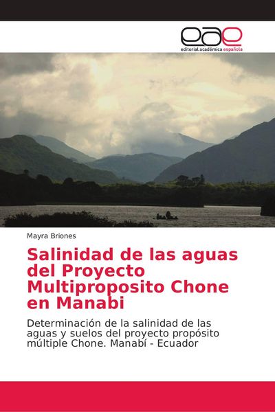Produktbild: Salinidad de las aguas del Proyecto Multiproposito Chone en Manabi