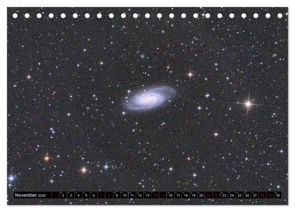 Produktbild: Ein Streifzug durch das Universum (Tischkalender 2026 DIN A5 quer), CALVENDO Monatskalender