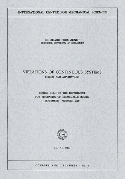 Produktbild: Vibrations of Continuous Systems