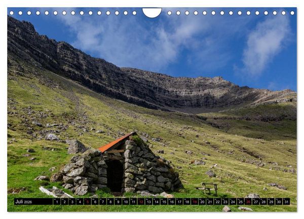 Produktbild: Landschaften Der F&auml;r&ouml;er (Wandkalender 2026 DIN A4 quer), CALVENDO Monatskalender