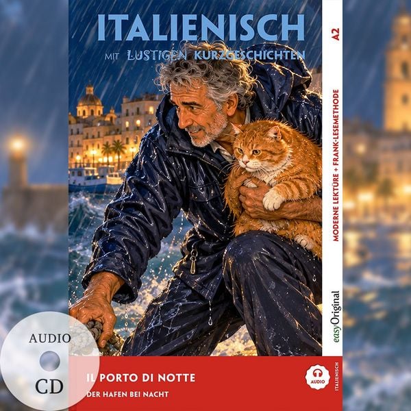 Produktbild: Italienisch lernen mit lustigen Kurzgeschichten (A2) - Il porto di notte (+ Audio-CD)