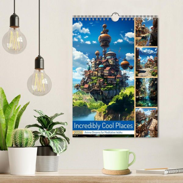 Produktbild: Incredibly Cool Places (Wall Calendar 2026 DIN A4 portrait), CALVENDO 12 Month Wall Calendar