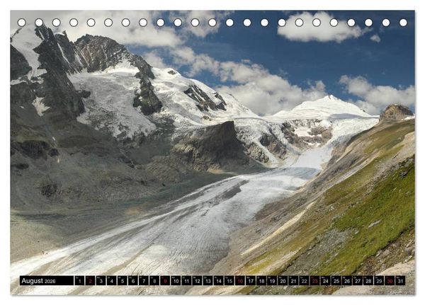 Produktbild: DIE ALPEN - Weitblicke (Tischkalender 2026 DIN A5 quer), CALVENDO Monatskalender