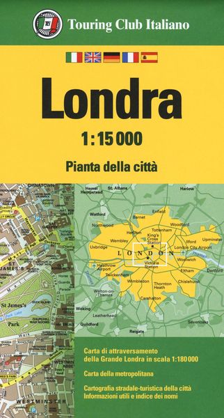 Produktbild: Londra 1:15.000. Pianta della citt&agrave;