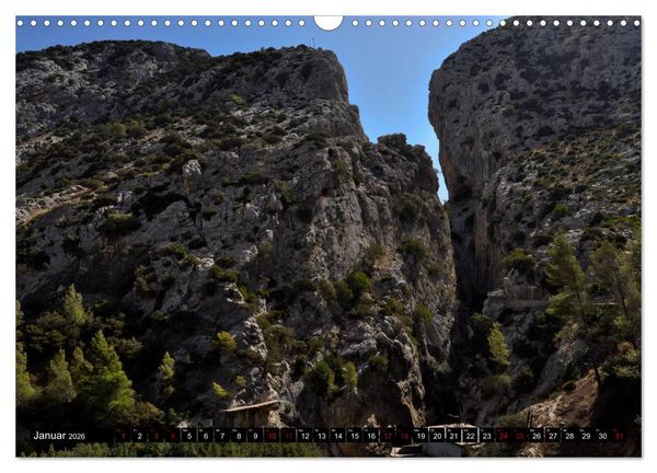 Produktbild: El Caminito del Rey (Wandkalender 2026 DIN A3 quer), CALVENDO Monatskalender