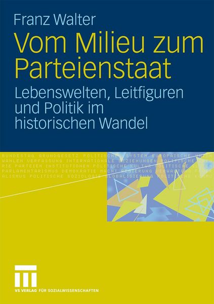 Produktbild: Vom Milieu zum Parteienstaat