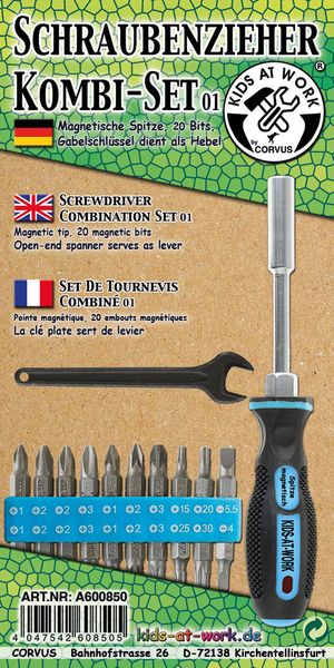 Produktbild: Corvus A600850 - Schraubenzieher Kombi Set 01