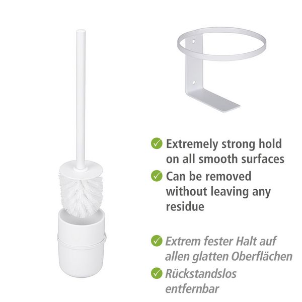 Produktbild: Turbo-Loc&reg; WC-Garnitur Mod. Carpino Wei&szlig;, Befestigen ohne Bohren