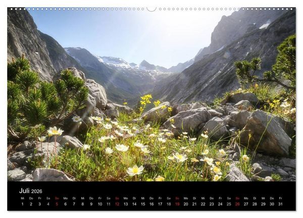 Produktbild: Bergblicke - Karwendel (Wandkalender 2026 DIN A2 quer), CALVENDO Monatskalender