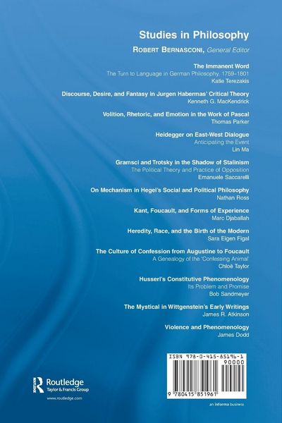 Produktbild: Violence and Phenomenology
