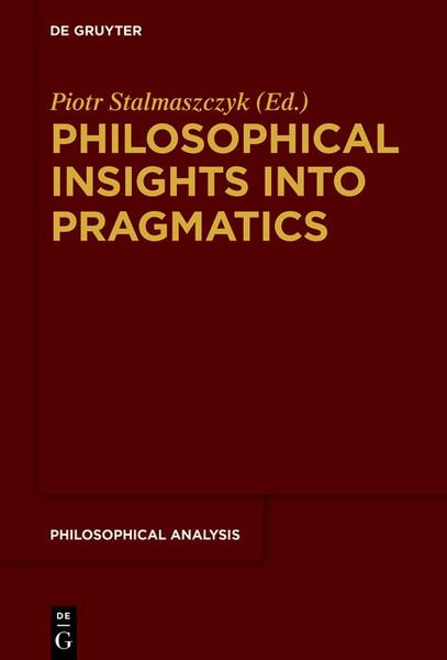 Produktbild: Philosophical Insights into Pragmatics