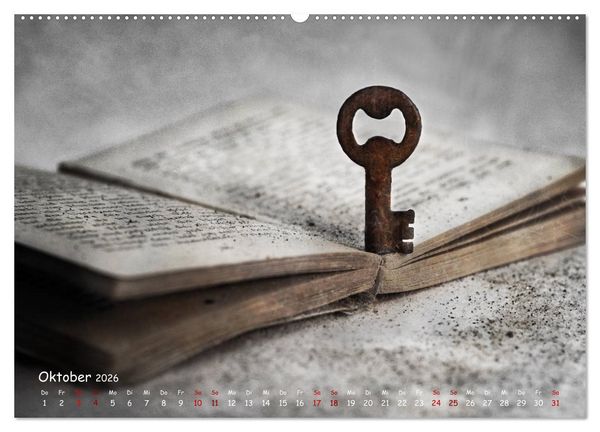Produktbild: Die Geschichten des Schl&uuml;ssels (Wandkalender 2026 DIN A2 quer), CALVENDO Monatskalender