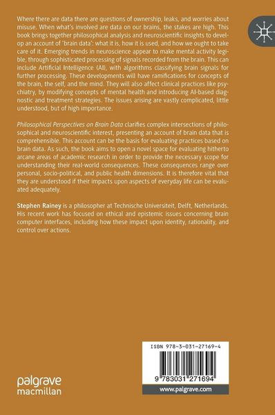 Produktbild: Philosophical Perspectives on Brain Data