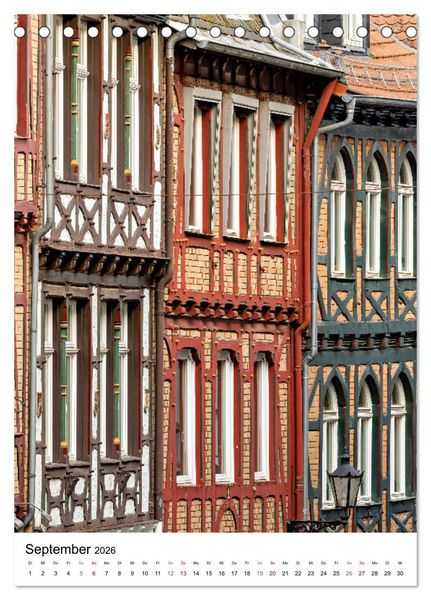 Marburg - Die Perle an der Lahn (Tischkalender 2026 DIN A5 hoch), CALVENDO Monatskalender