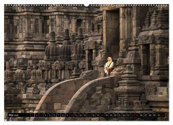 Produktbild: Yogyakarta - Indonesien (hochwertiger Premium Wandkalender 2026 DIN A2 quer), Kunstdruck in Hochglanz