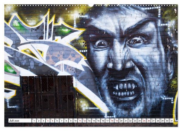 Produktbild: Kunst der Strasse (Wandkalender 2026 DIN A2 quer), CALVENDO Monatskalender