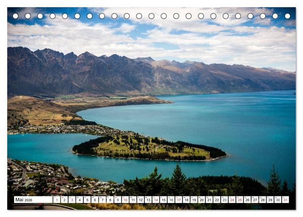 Produktbild: Neuseeland. Traumhafte Naturlandschaften (Tischkalender 2026 DIN A5 quer), CALVENDO Monatskalender