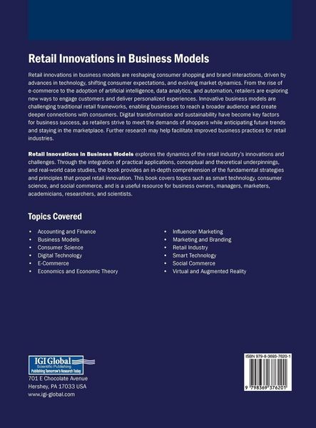 Produktbild: Retail Innovations in Business Models