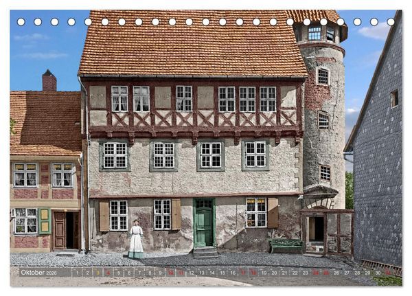 Produktbild: Salzwedel zur Kaiserzeit in Farbe - Fotos restauriert und koloriert (Tischkalender 2026 DIN A5 quer), CALVENDO Monatskalender