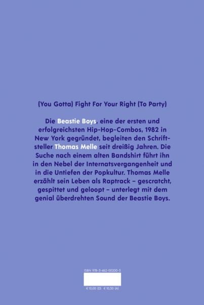 Produktbild: Thomas Melle &uuml;ber Beastie Boys, die beste Band der Welt, &uuml;ber fr&uuml;he Konzerte und sp&auml;te Vers&auml;umnisse