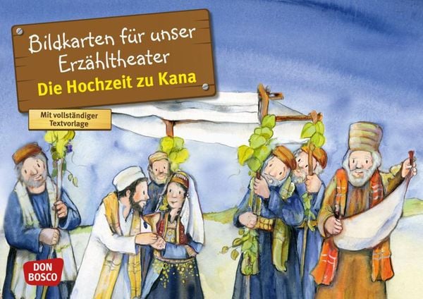 Produktbild: Die Hochzeit zu Kana. Kamishibai Bildkartenset.