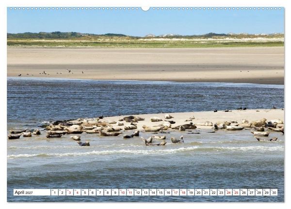 Produktbild: Borkum - Momente einer Reise (Wandkalender 2027 DIN A2 quer), CALVENDO Monatskalender