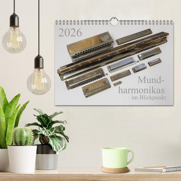 Produktbild: Mundharmonikas im Blickpunkt (Wandkalender 2026 DIN A4 quer), CALVENDO Monatskalender