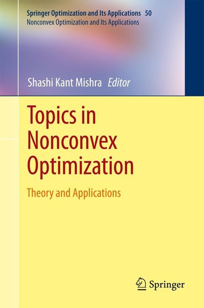 Produktbild: Topics in Nonconvex Optimization