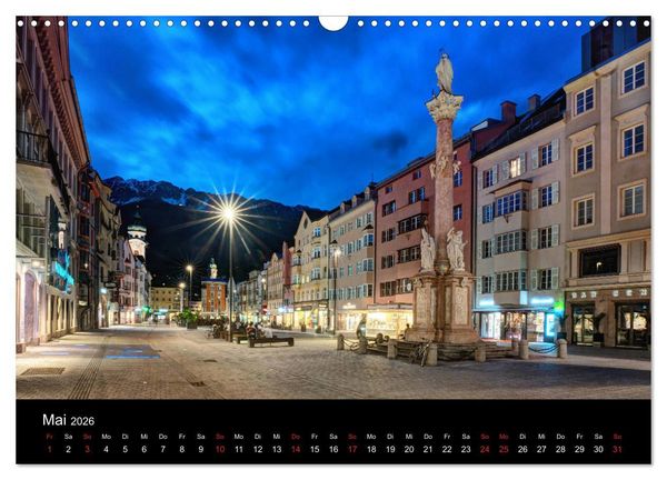 Produktbild: Innsbruck - Capital of the Alps (Wandkalender 2026 DIN A3 quer), CALVENDO Monatskalender