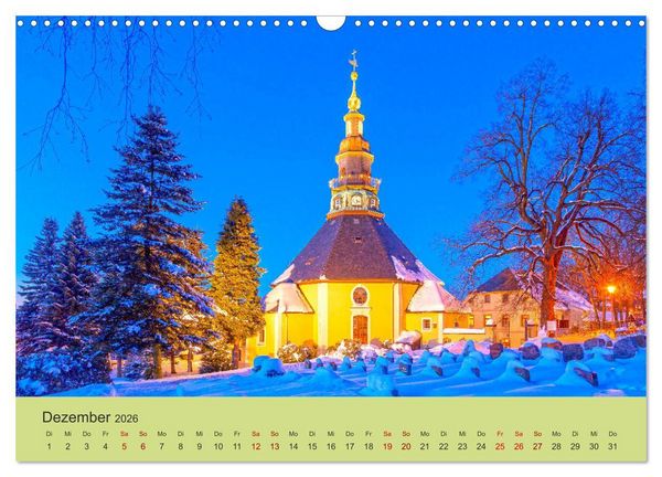 Produktbild: Das Erzgebirge Welterbe und Natur (Wandkalender 2026 DIN A3 quer), CALVENDO Monatskalender
