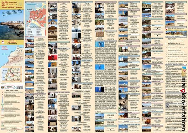 Produktbild: J10: Essaouira - Sidi Kaouki - Jbel El Hadid + Altstadtplan Essaouira