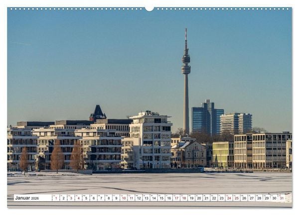 Produktbild: Stadt Dortmund (hochwertiger Premium Wandkalender 2026 DIN A2 quer), Kunstdruck in Hochglanz