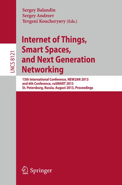 Produktbild: Internet of Things, Smart Spaces, and Next Generation Networking