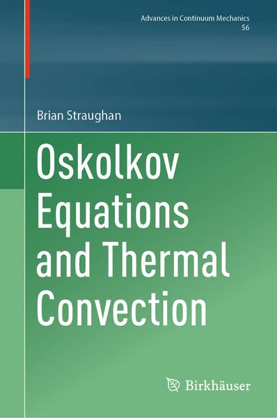 Produktbild: Oskolkov Equations and Thermal Convection