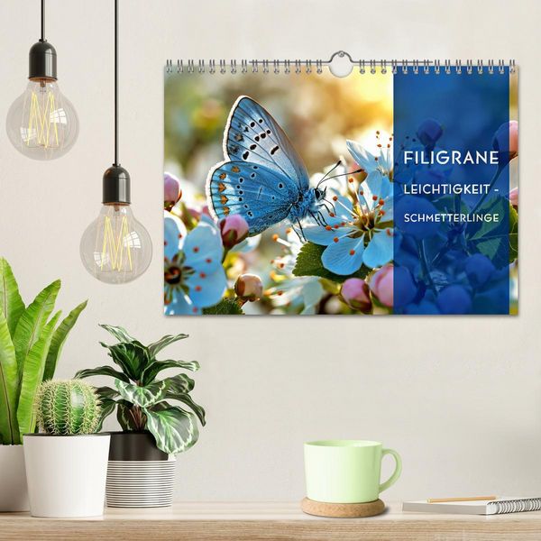 Produktbild: Filigrane Leichtigkeit - Schmetterlinge (Wandkalender 2026 DIN A4 quer), CALVENDO Monatskalender