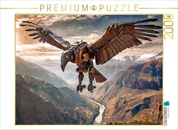 CALVENDO Puzzle Konrad, der Kondor | 2000 Teile Lege-Größe 90x67cm Foto-Puzzle für glückliche Stunden