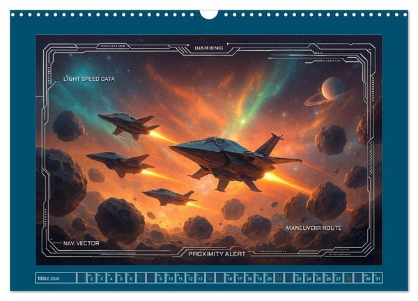 Produktbild: Intelligente Alientechnik (Wandkalender 2026 DIN A3 quer), CALVENDO Monatskalender
