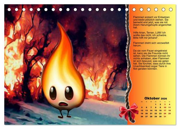 Produktbild: Missgeschick und Gl&uuml;ck (Tischkalender 2026 DIN A5 quer), CALVENDO Monatskalender