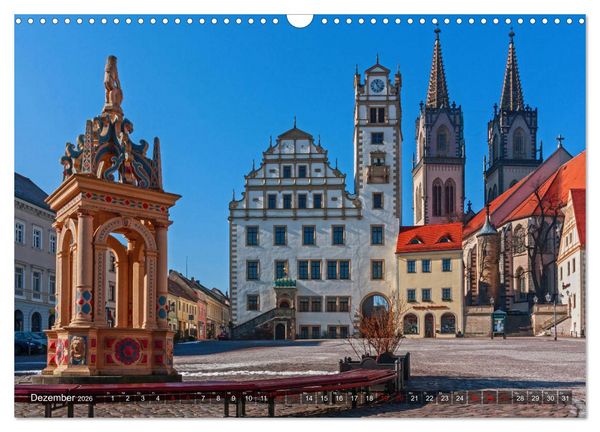 Produktbild: Unterwegs in Oschatz (Wandkalender 2026 DIN A3 quer), CALVENDO Monatskalender