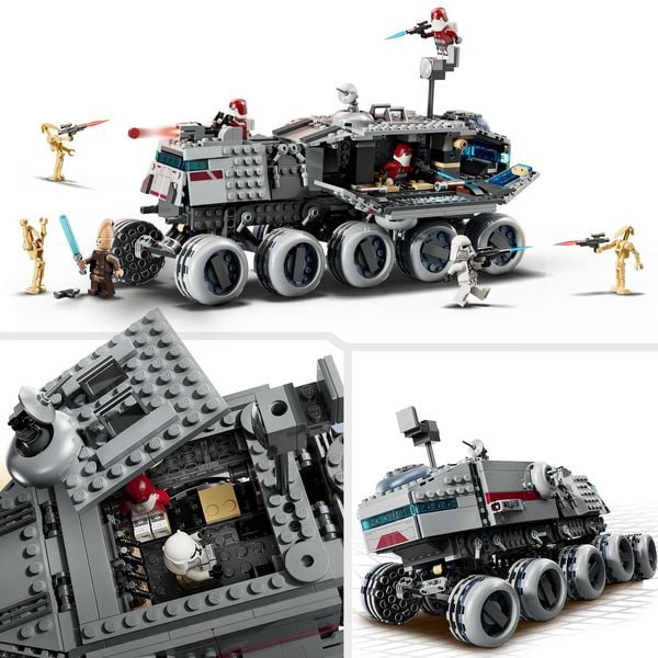Produktbild: LEGO Star Wars 75413 Republikanischer Juggernaut, Lichtschwert, Fahrzeug