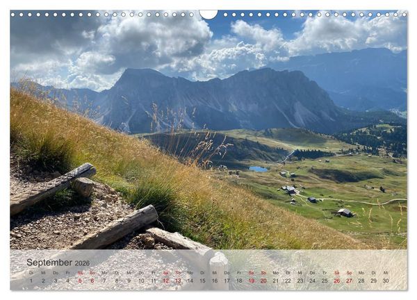 Produktbild: Alpenauszeit - Die Bergh&uuml;tten unserer Alpen (Wandkalender 2026 DIN A3 quer), CALVENDO Monatskalender