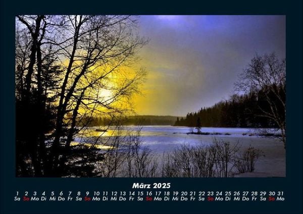 Produktbild: Tag am See 2025 Fotokalender DIN A4