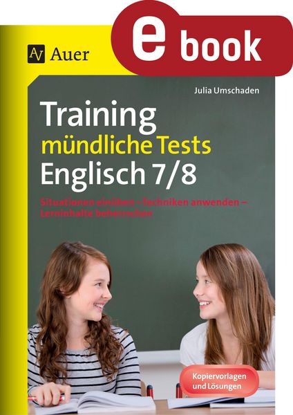 Produktbild: Training m&uuml;ndliche Tests Englisch 7-8