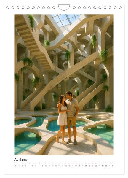 Produktbild: Surreal unterwegs (Wandkalender 2027 DIN A4 hoch), CALVENDO Monatskalender