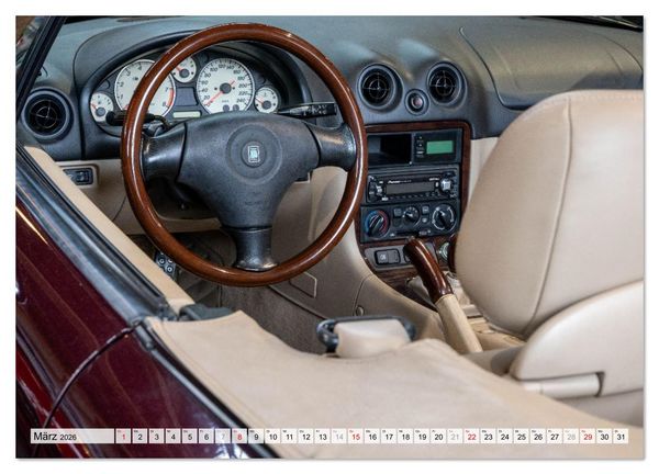 Produktbild: Einsteigen, bitte! - Innenansichten automobiler Ikonen (Wandkalender 2026 DIN A4 quer), CALVENDO Monatskalender