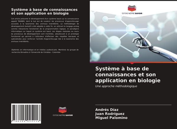 Produktbild: Syst&egrave;me &agrave; base de connaissances et son application en biologie