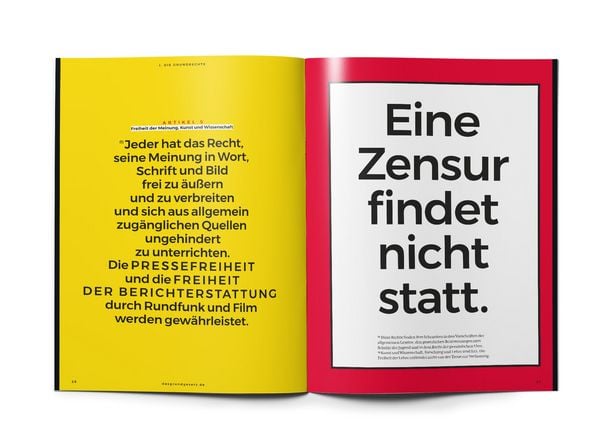 Produktbild: Das Grundgesetz als Magazin