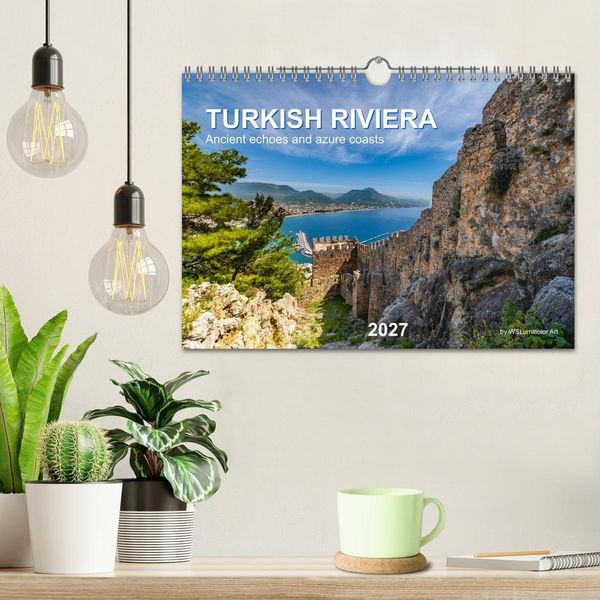 Produktbild: TURKISH RIVIERA Ancient echoes and azure coasts (Wall Calendar 2027 DIN A4 landscape), CALVENDO 12 Month Wall Calendar