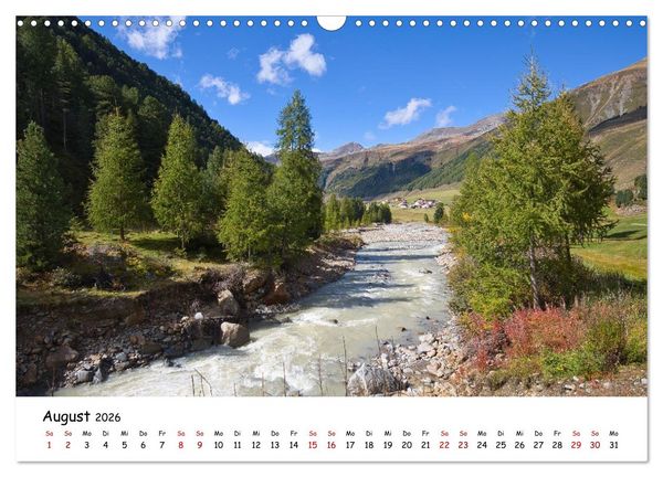 Produktbild: Zwischen Gipfeln und Geschichte - Der Vinschgau in Bildern (Wandkalender 2026 DIN A3 quer), CALVENDO Monatskalender