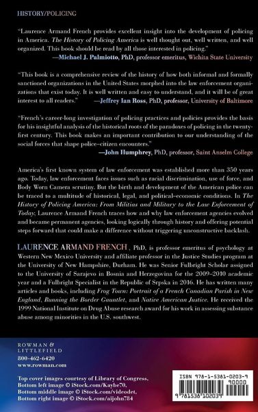 Produktbild: History of Policing America